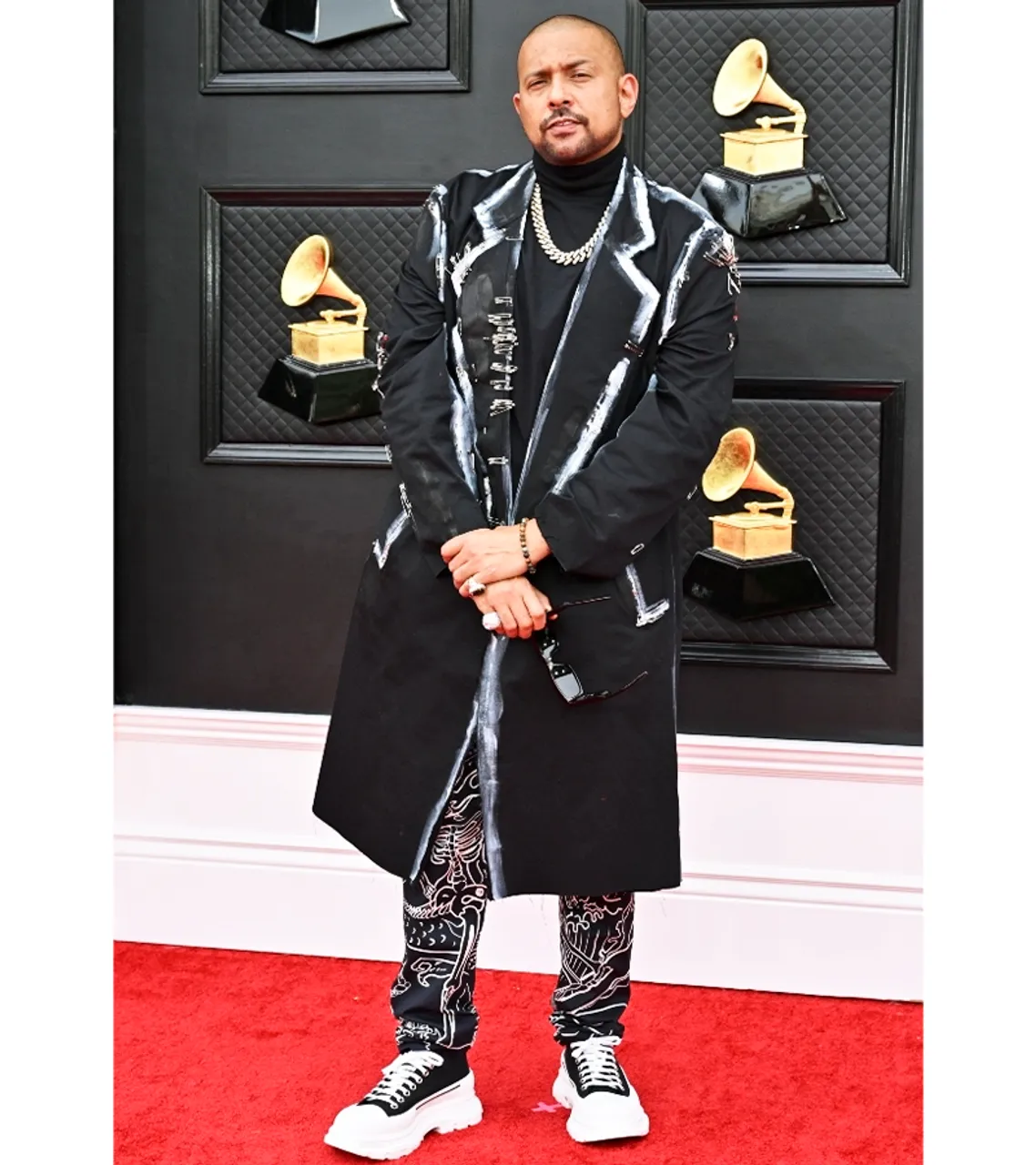 Grammy Awards 2022 Sean Paul Trench Coat