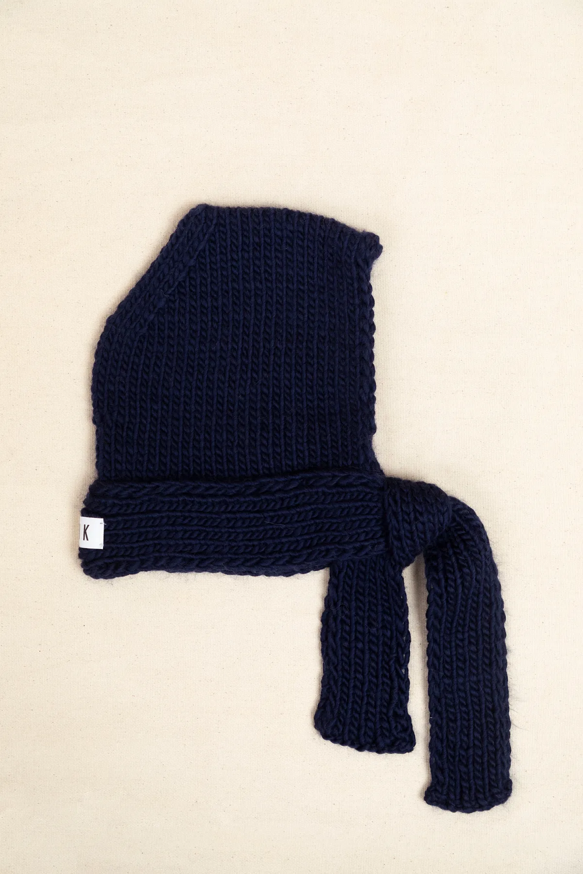 Hand-Knitted Hood 