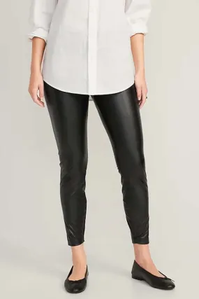 Hue Faux Leather Leggings