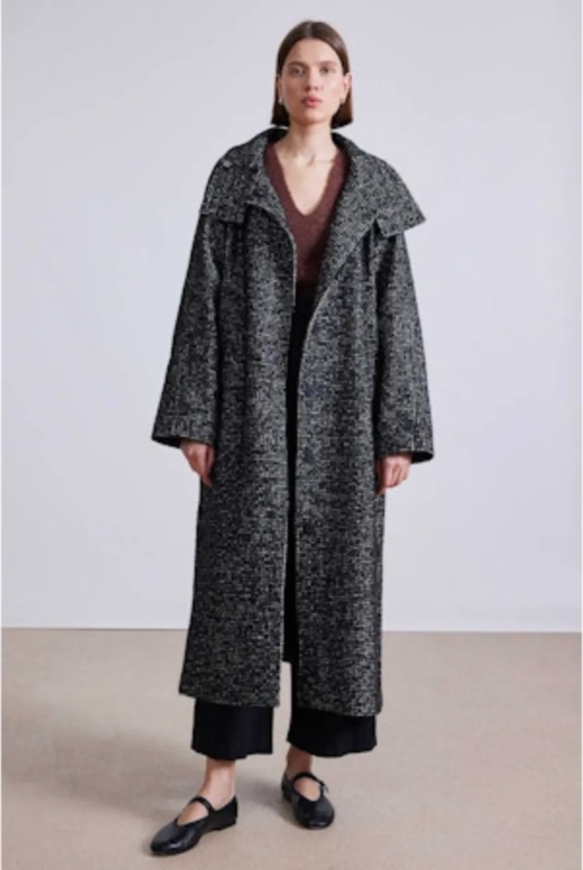 Isodora Long Coat - black