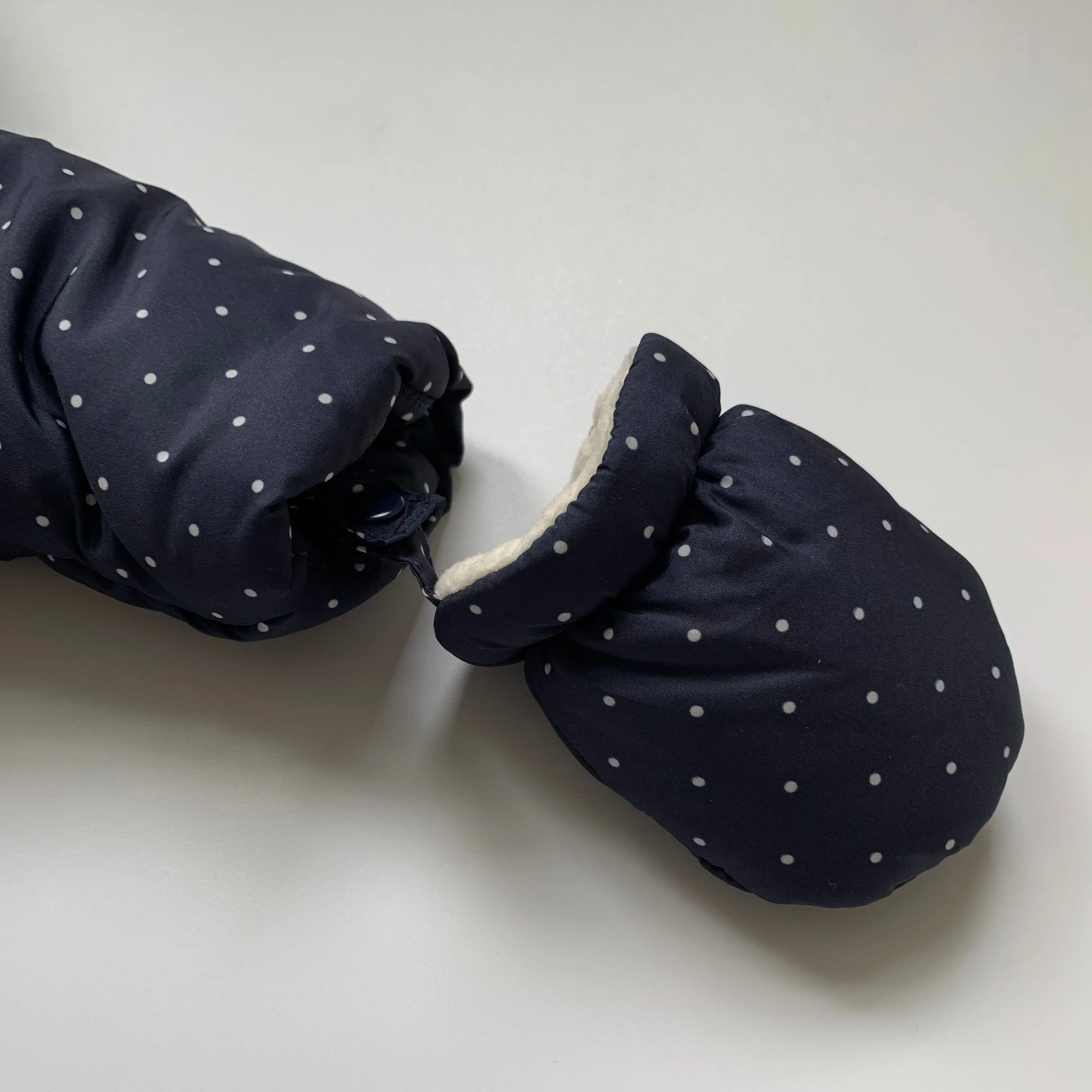 Jacadi Navy Polka Dot Snowsuit: 1 Month