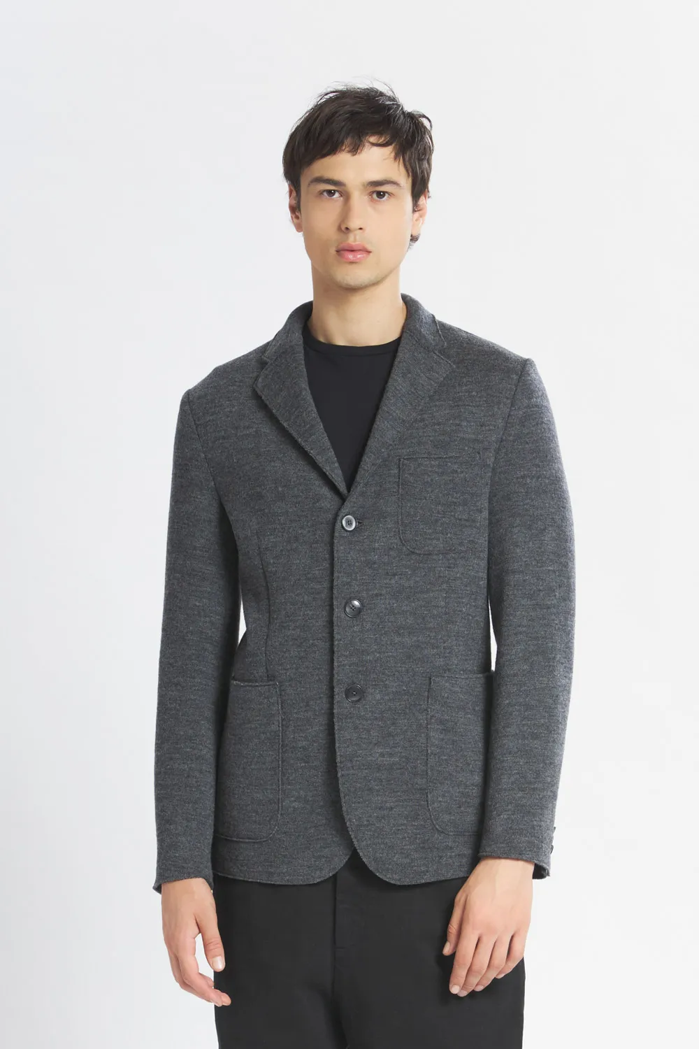 Jacket  Slanegà Lanoso Grigio