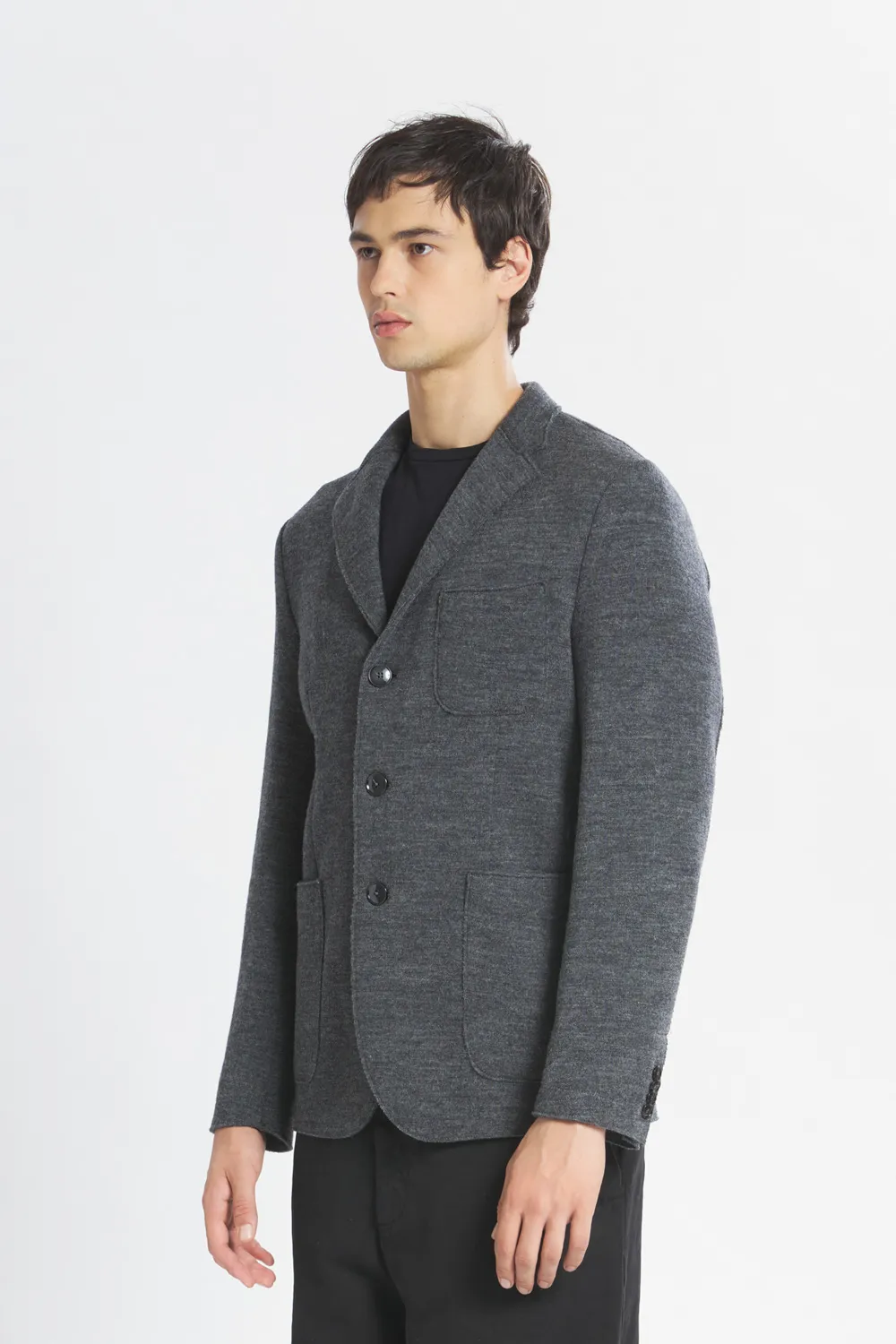 Jacket  Slanegà Lanoso Grigio