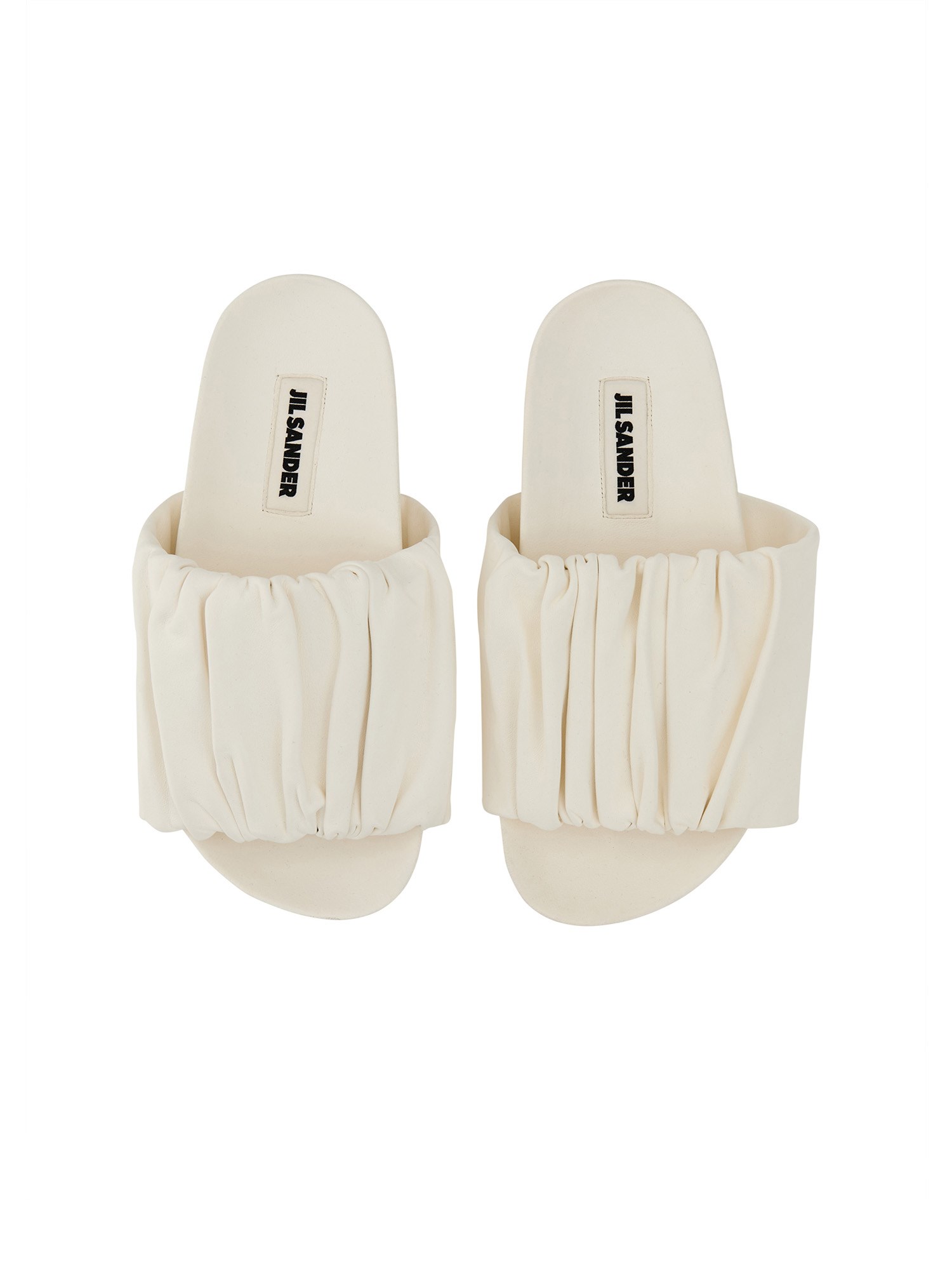 JIL SANDER    LOW LEATHER SANDALS