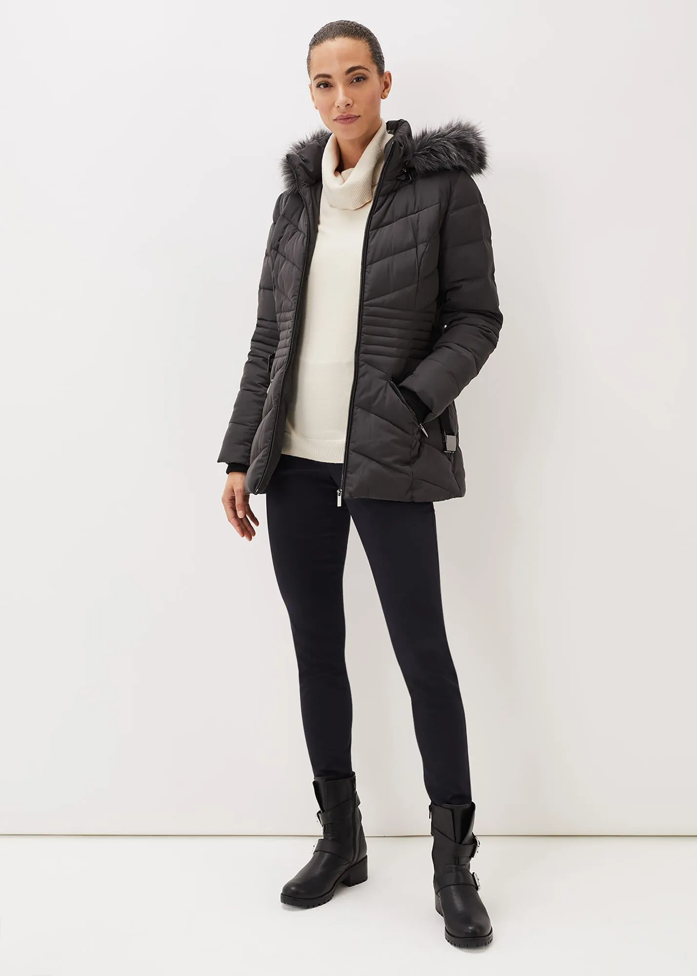 Joanie Short Quilted Puffer Coat