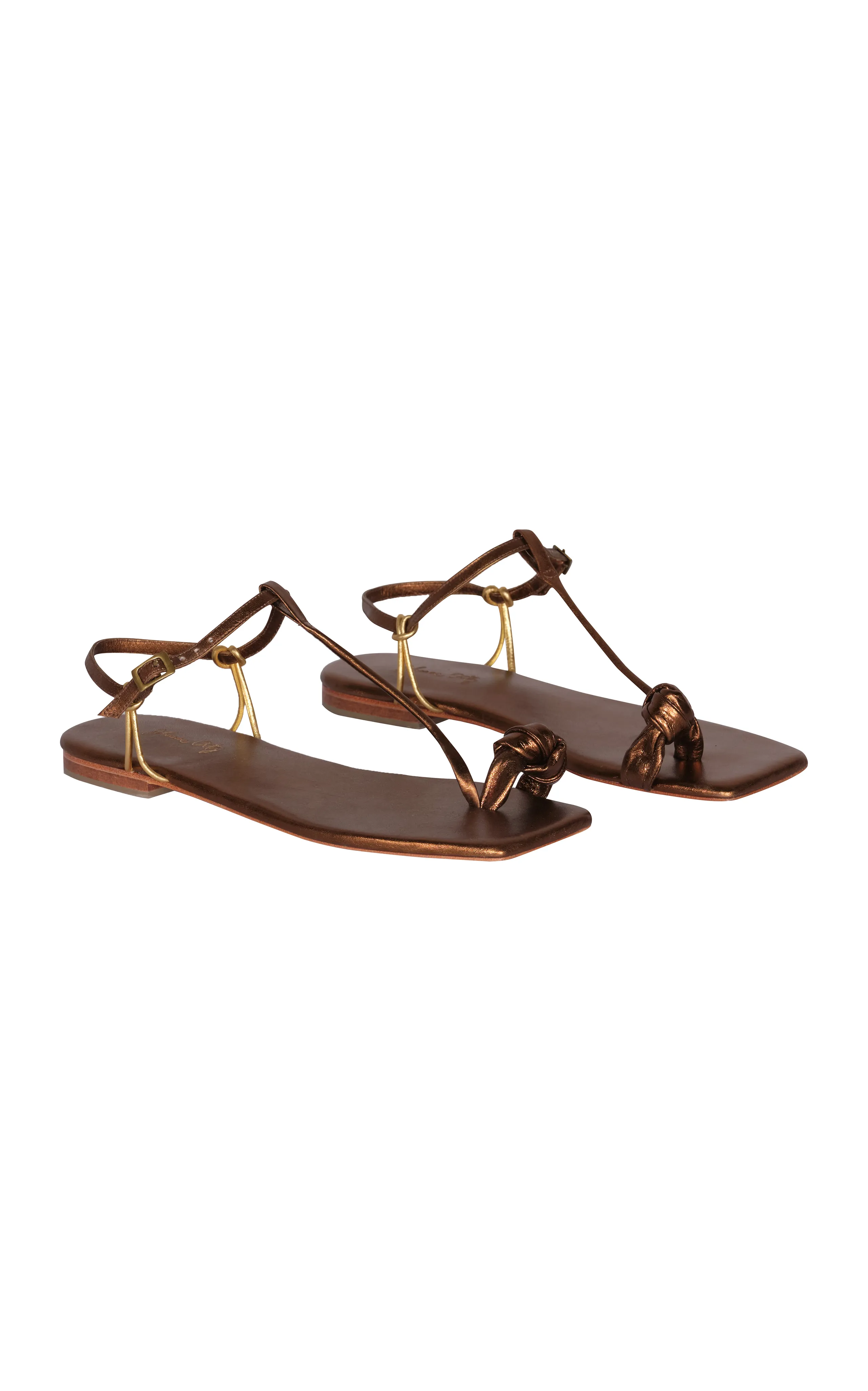 Johanna Ortiz Tone Poem Leather Sandals