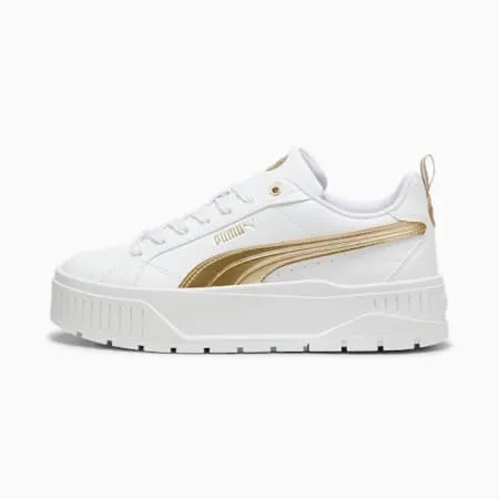 Karmen II Metallic Dream Women's Sneakers | PUMA White-Matte Puma Gold | PUMA Shoes | PUMA 