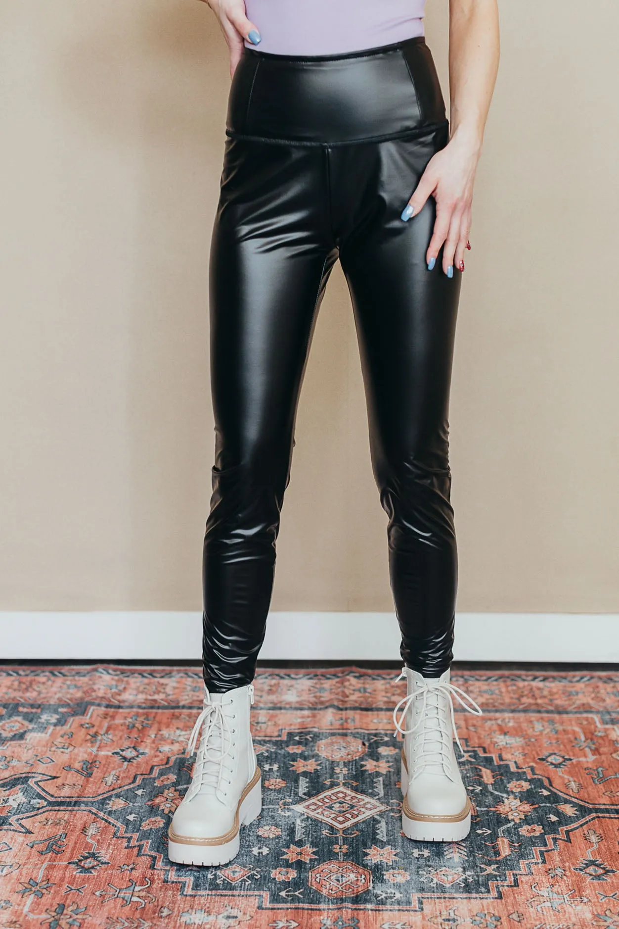 Kat Faux Leather Leggings