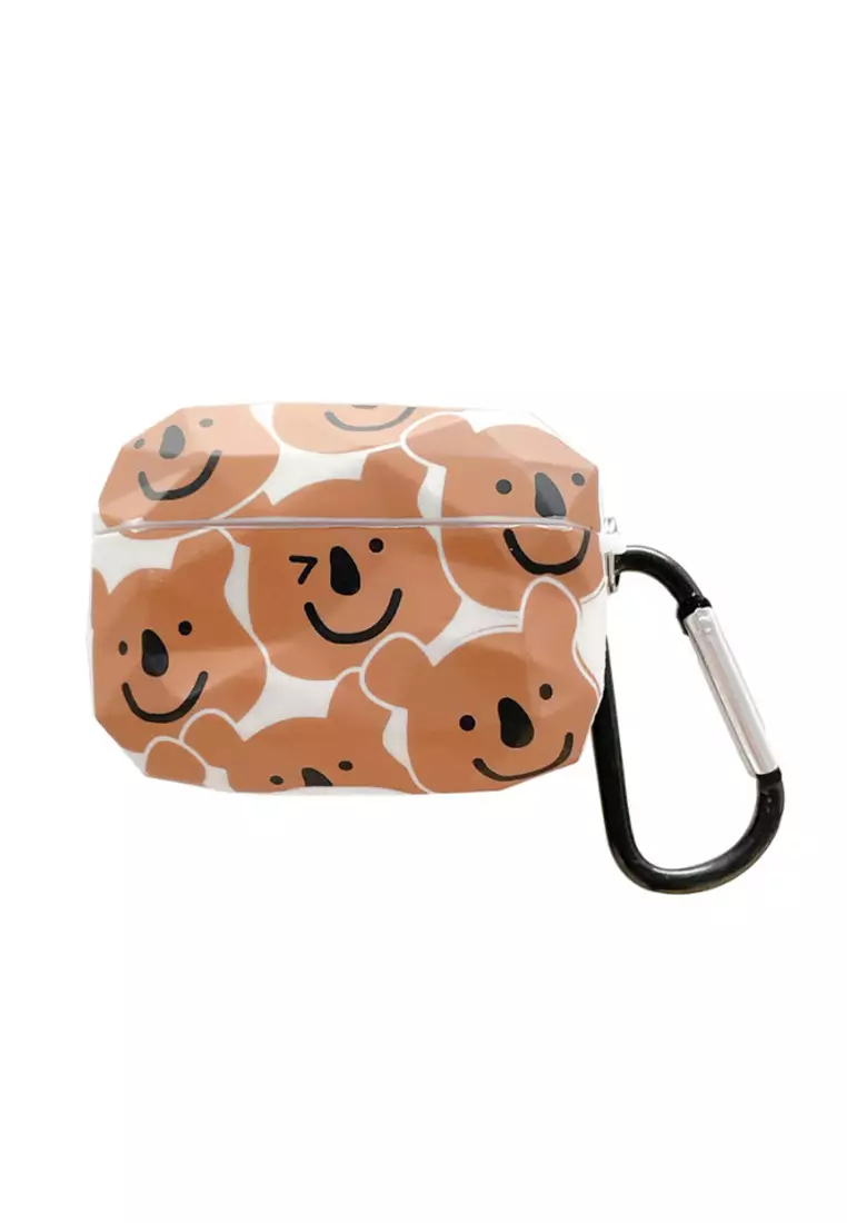 Kings Collection Cute Cartoon Bear Pattern AirPods Case (KCAC2228)