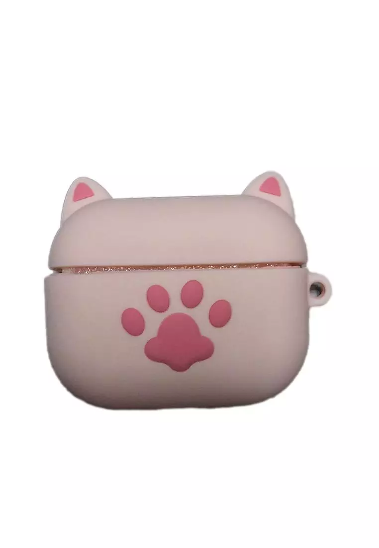 Kings Collection Pink Cat Paw AirPods Case KCAC2174