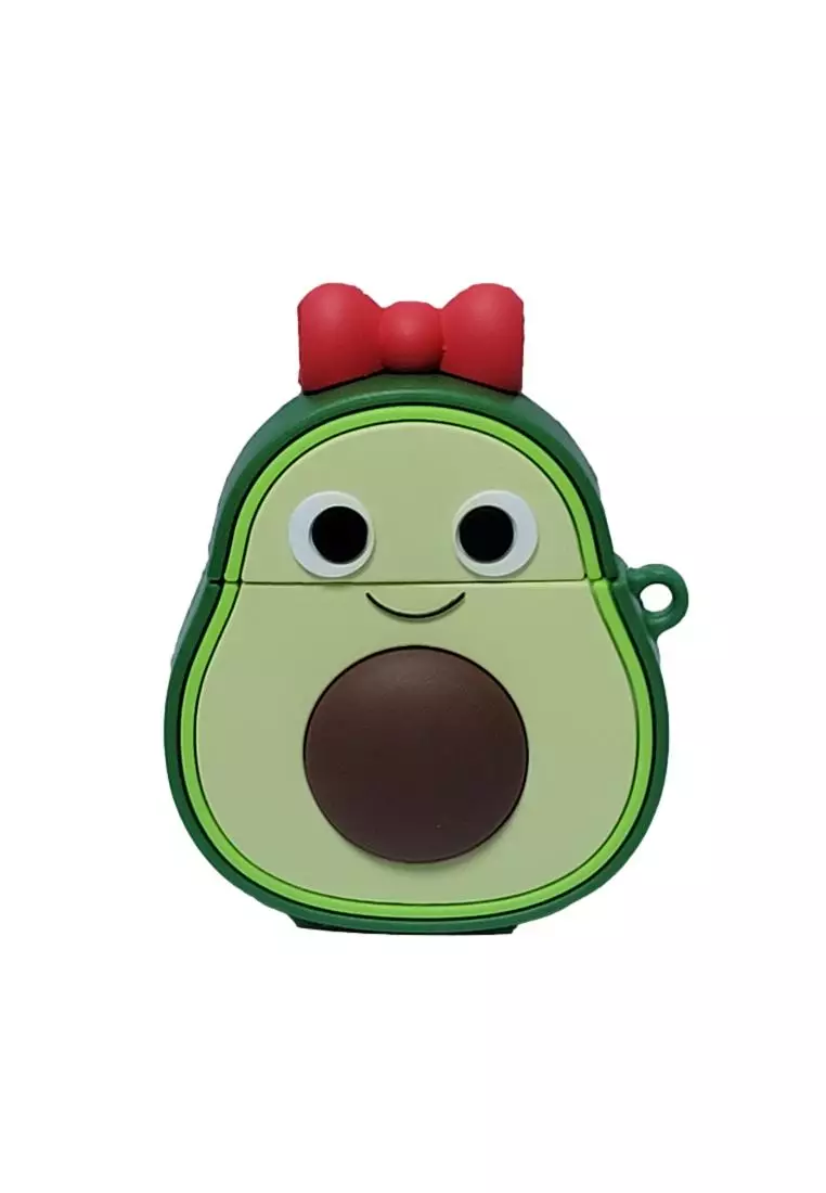 Kings Collection Smiley Avocado AirPods Case KCAC2189