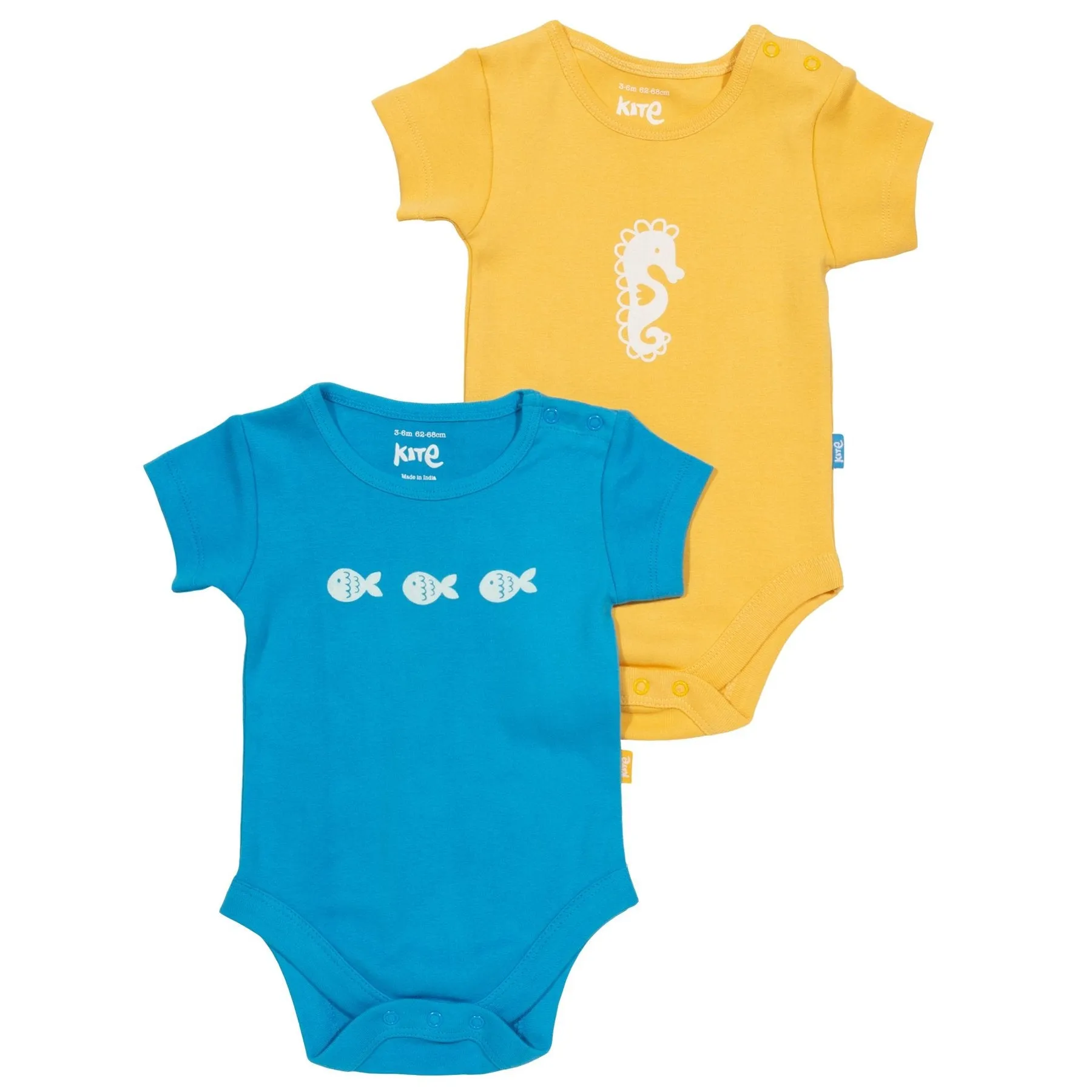 Kite 2-pack Seahorse Bodysuit