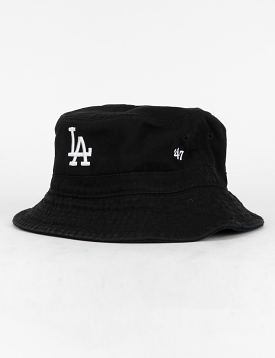 LA Dodgers Bucket Hat, Black/White