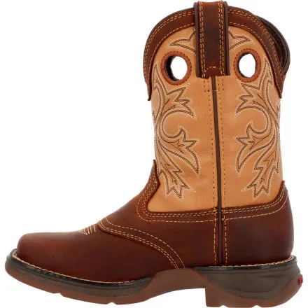 Lil’ Rebel by Durango® Big Kids Brown Tan Western Boot