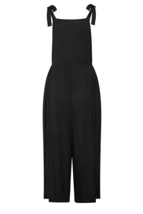 LIMITED COLLECTION Curve Black Culotte Dungarees