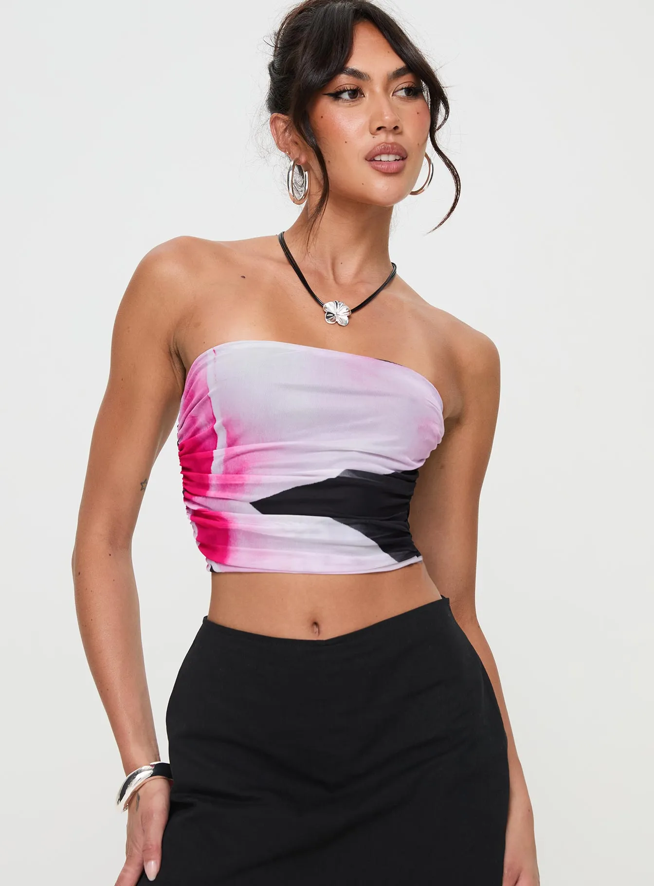 Lincoln Strapless Top Black