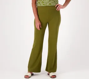 LOGO by Lori Goldstein Petite Knit Traveler Pants