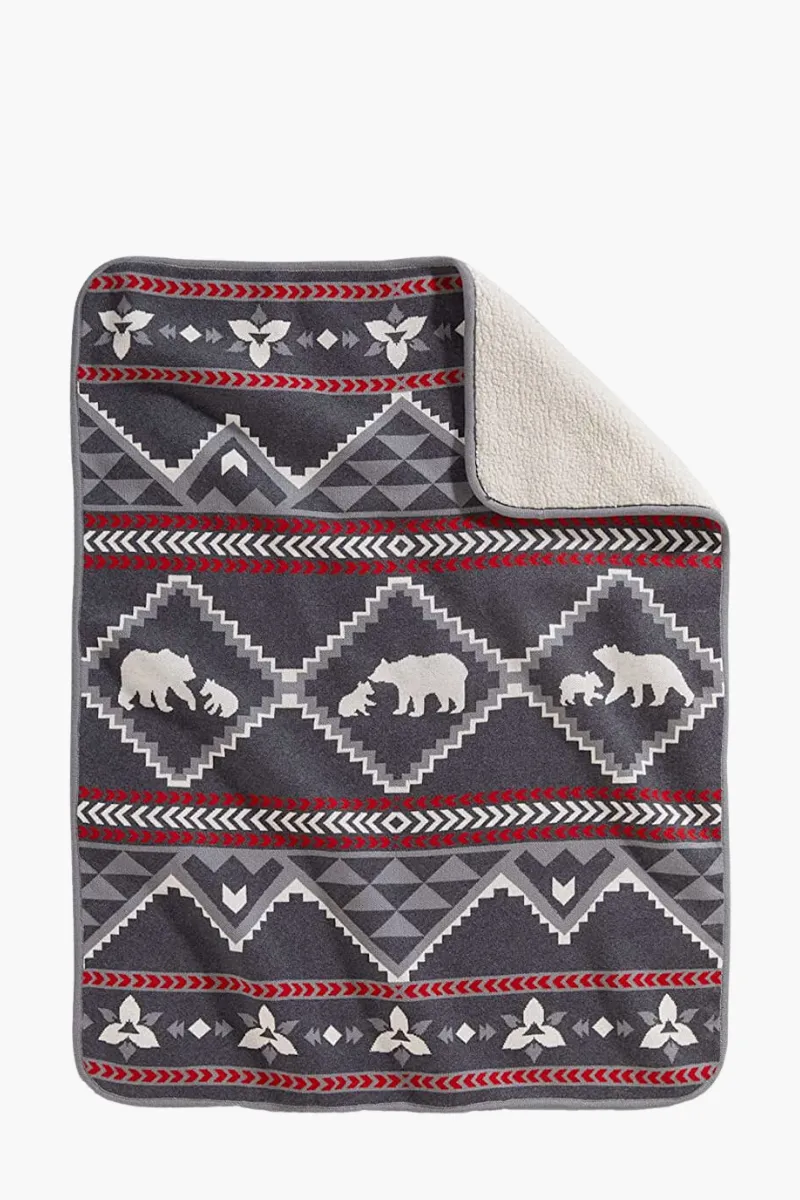 Lost Trail Sherpa Stroller Blanket