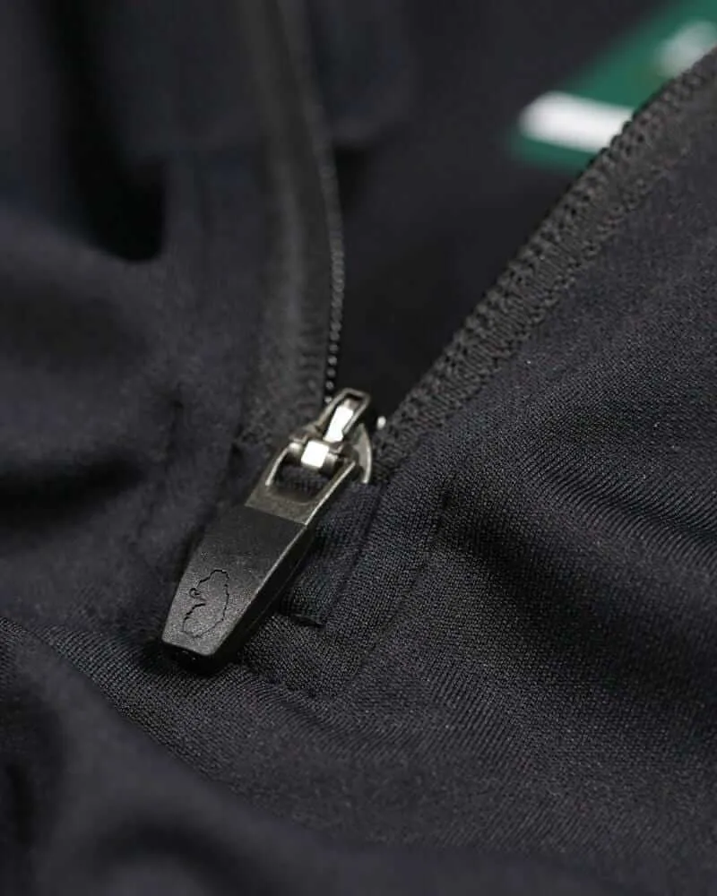 Luke 1977 INDICATOR Zip Sweat Top Jet Black