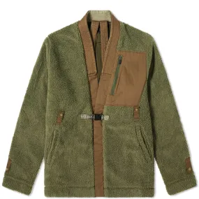 Maharishi Sherpa Fleece KimonoMaha Olive