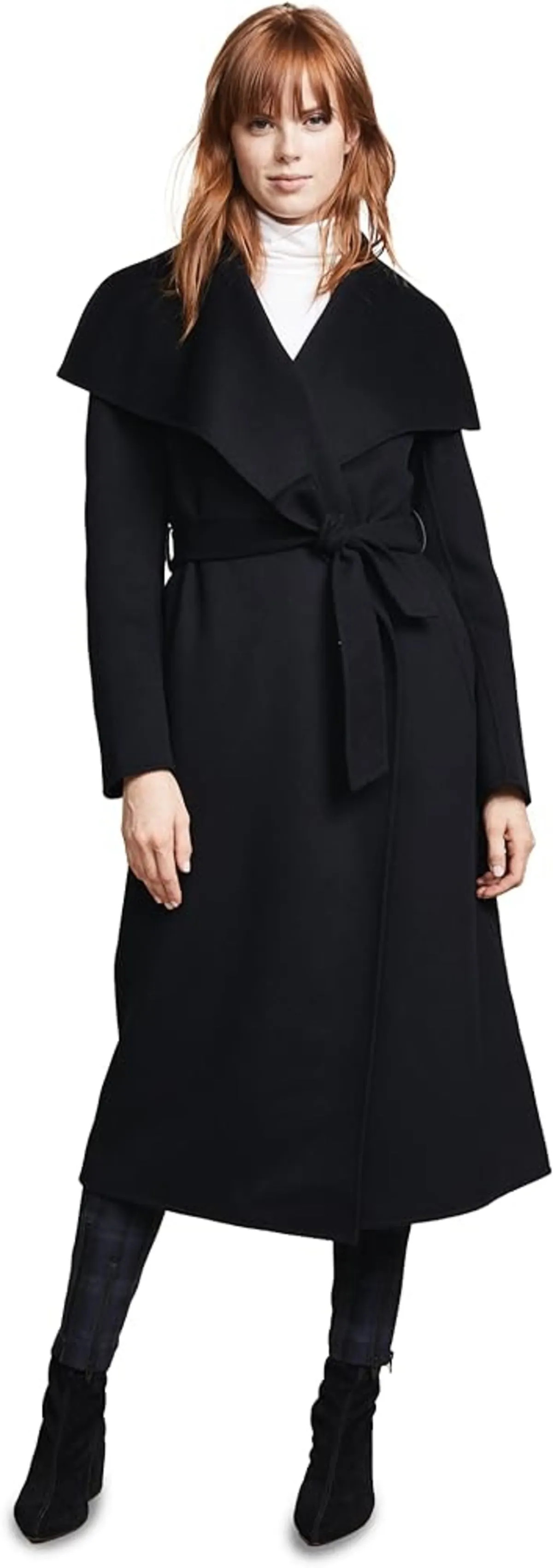 Mai Wool Belted Coat - Black