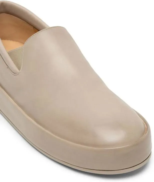 Marsèll Cassapelle slip-on leather sneakers Neutrals