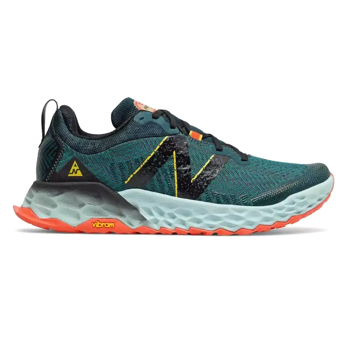 Men's New Balance Fresh Foam X Hierro V6, Mountain Teal/Blaze, 9.5 2E Wide