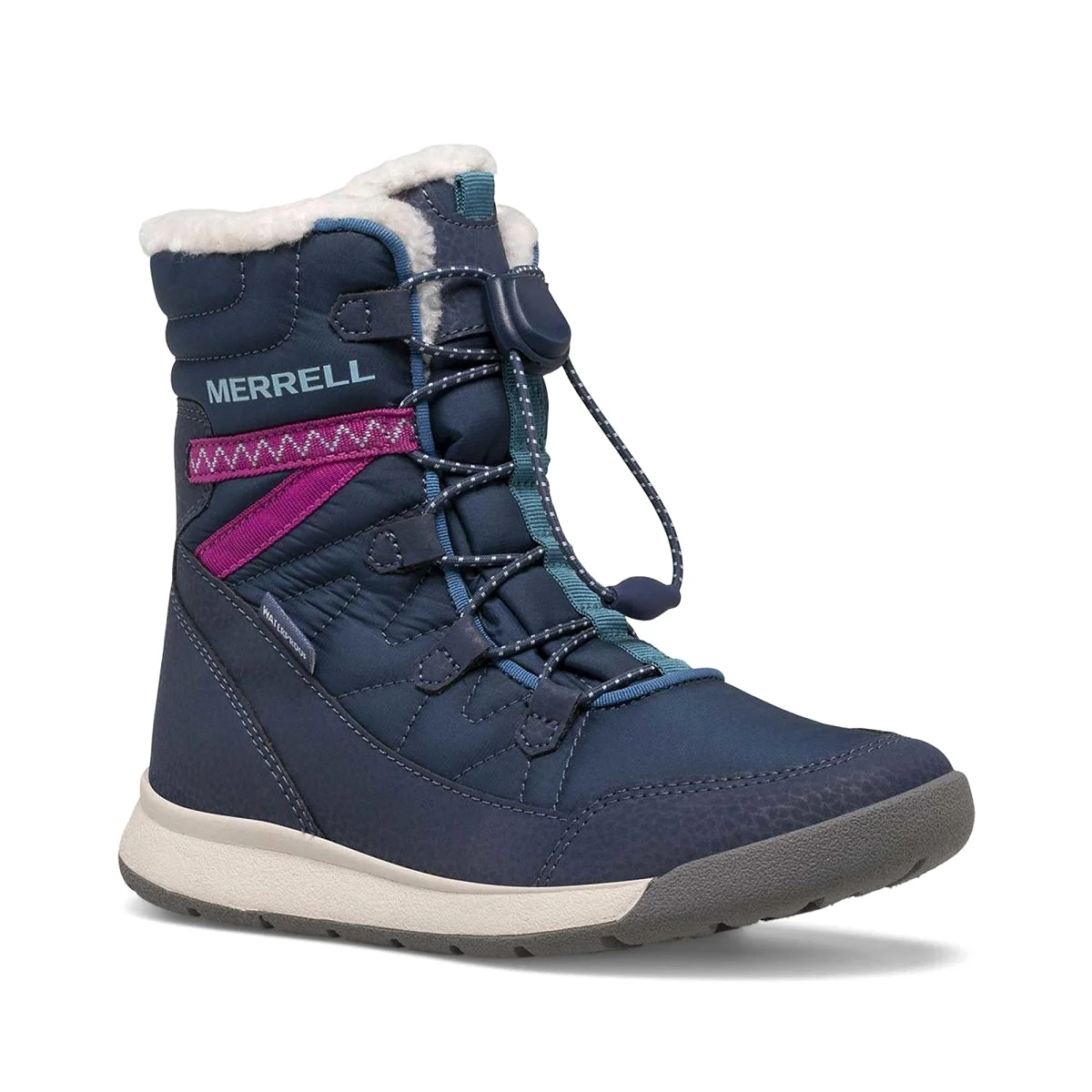 Merrell Girl's Snow Crush Navy/Berry Waterproof