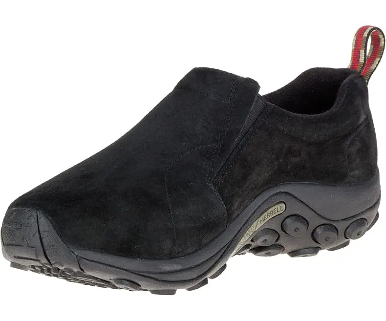 Merrell Men's Jungle Moc Wide Width Black Suede