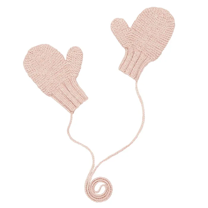 Misha & Puff Baby And Child Safe Harbor Mittens Rosette Pink