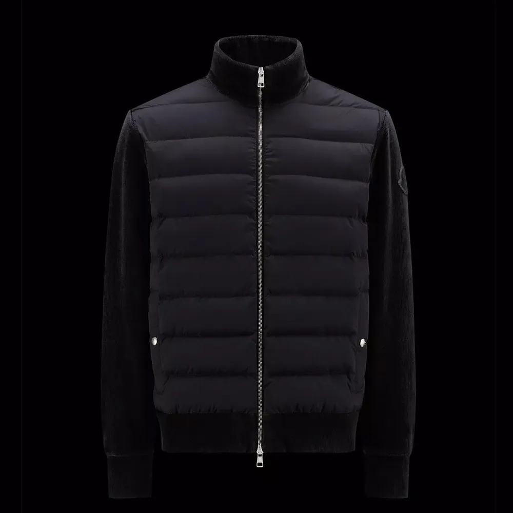 MONCLER  |Padded Corduroy Zip-Up Sweatshirt