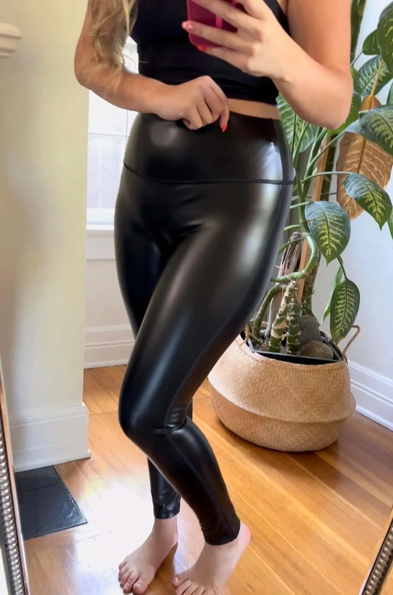 Moon Ryder Faux Leather Leggings