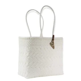 My Maria Victoria - Maria Victoria |Women's Medium Tote Bag | TT Saturated White