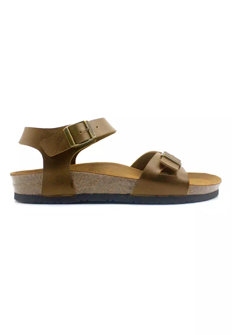 Naples - Camel Leather Sandals & Flip Flops