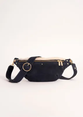 Nicole Bumbag in Sherpa (Navy)