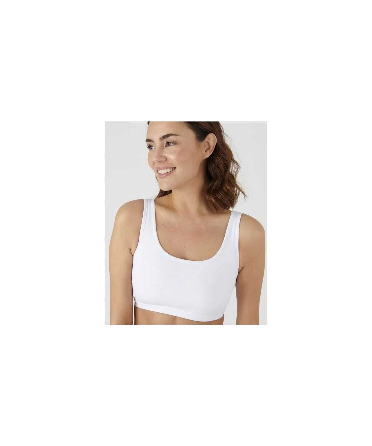 Pack of 2 Cotton Rich Bra Tops