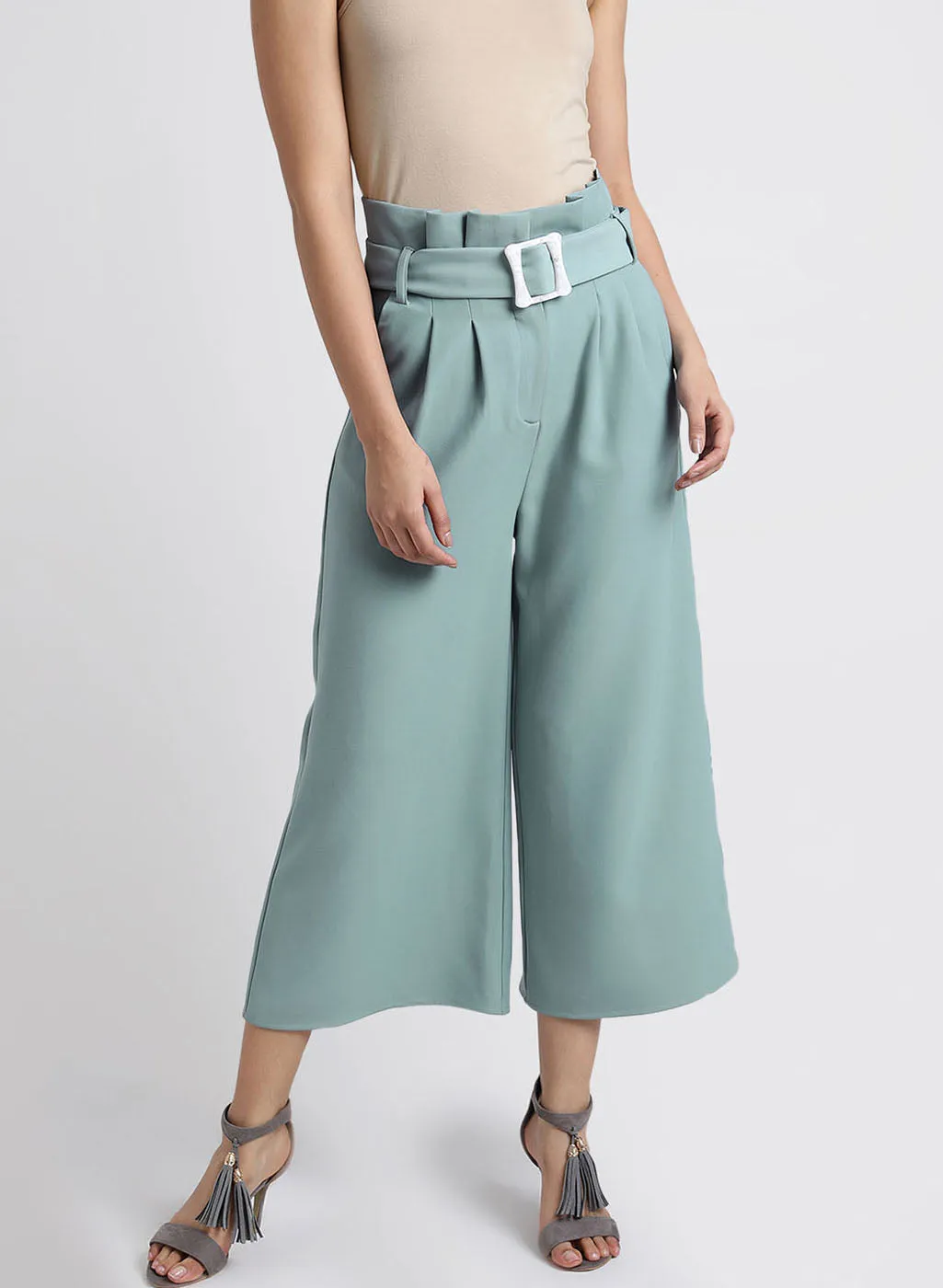 Paper Bag Wasit Culottes