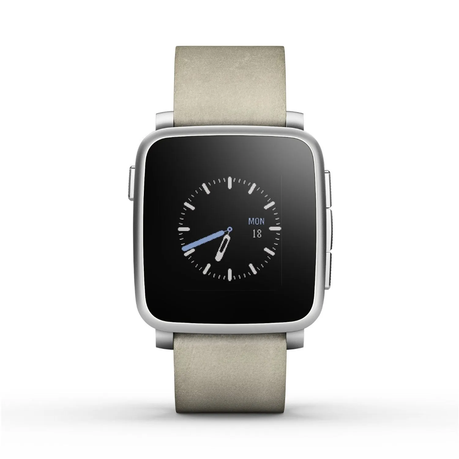 Pebble Time Steel Smart Watch for Apple/Android Devices