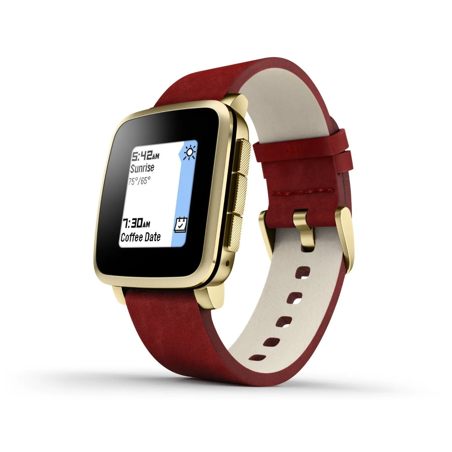 Pebble Time Steel Smart Watch for Apple/Android Devices