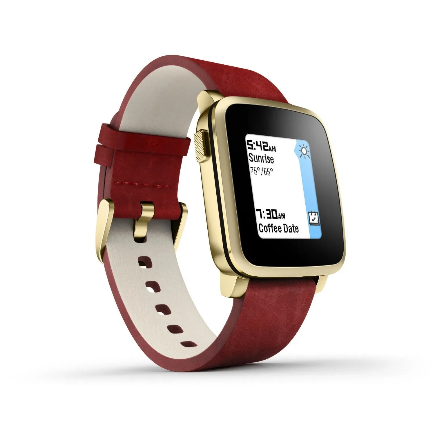 Pebble Time Steel Smart Watch for Apple/Android Devices