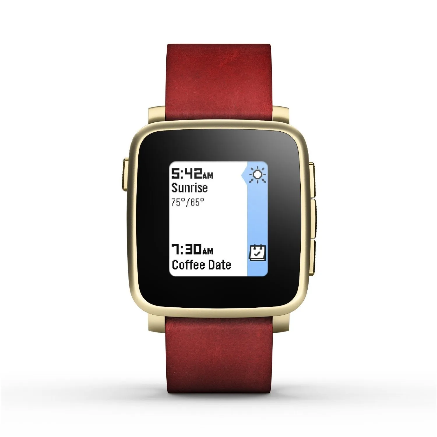 Pebble Time Steel Smart Watch for Apple/Android Devices