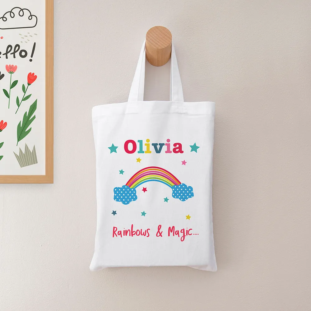 Personalised Rainbow Party Bag