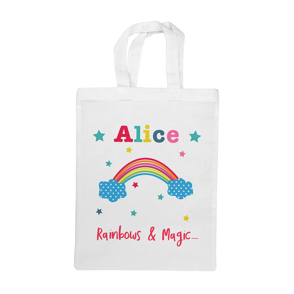 Personalised Rainbow Party Bag