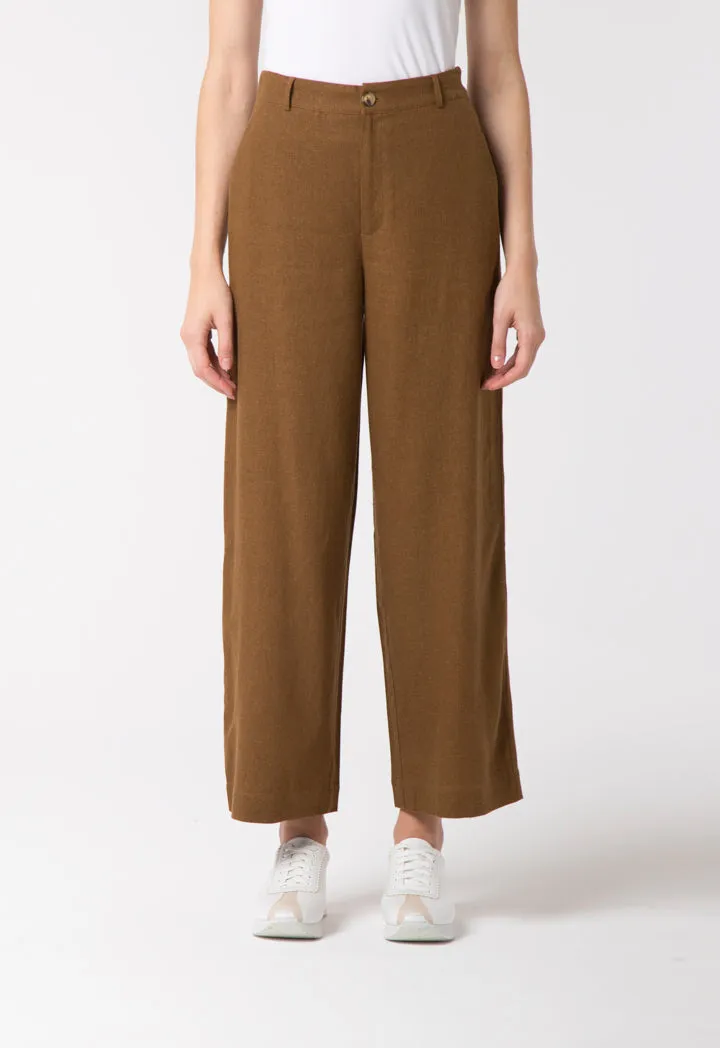 Plain Linen Culottes