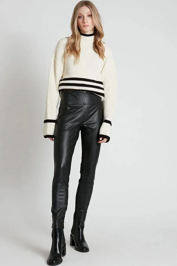 Point Zero Faux Leather Leggings