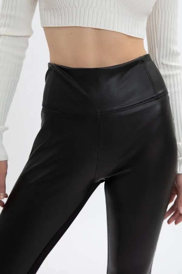 Point Zero Faux Leather Leggings