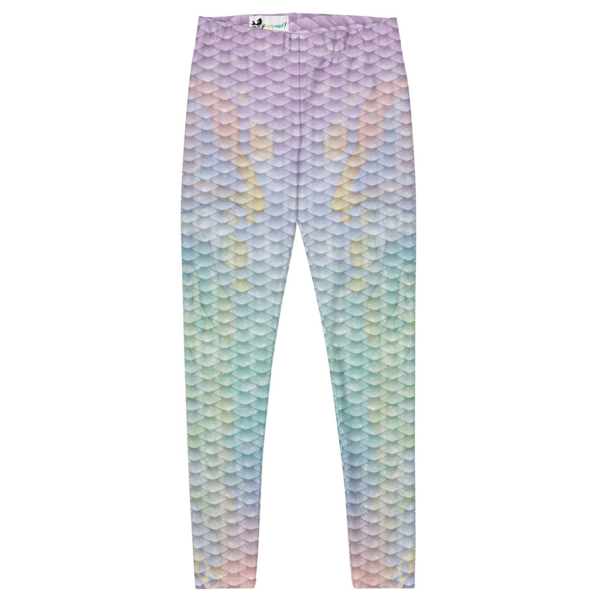 Rainbow Starfish Merfolk Leggings