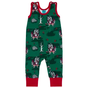 Raspberry Republic Forest Trolls Dungarees