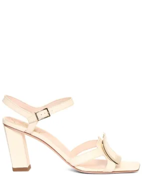 Roger Vivier   75mm Belle Vivier leather sandals 