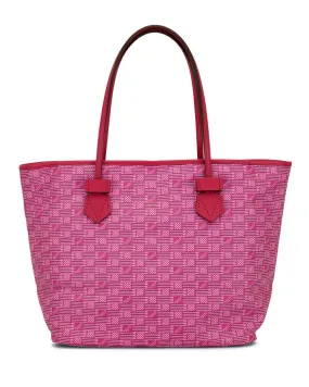 Saint Tropez Canvas Tote MM in Fuchsia